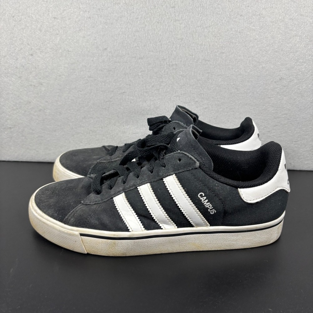 Adidas Campus Vulc Core Black Cloud White Shoes ID1372 Men's Size 8.5 Sneakers